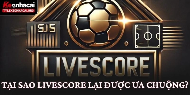 Tại sao Livescore lại được ưa chuộng?